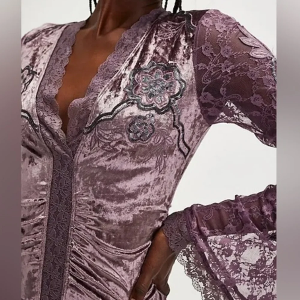 Free People Intimately Night Owl Bodysui Size Xl - Picture 2 of 6